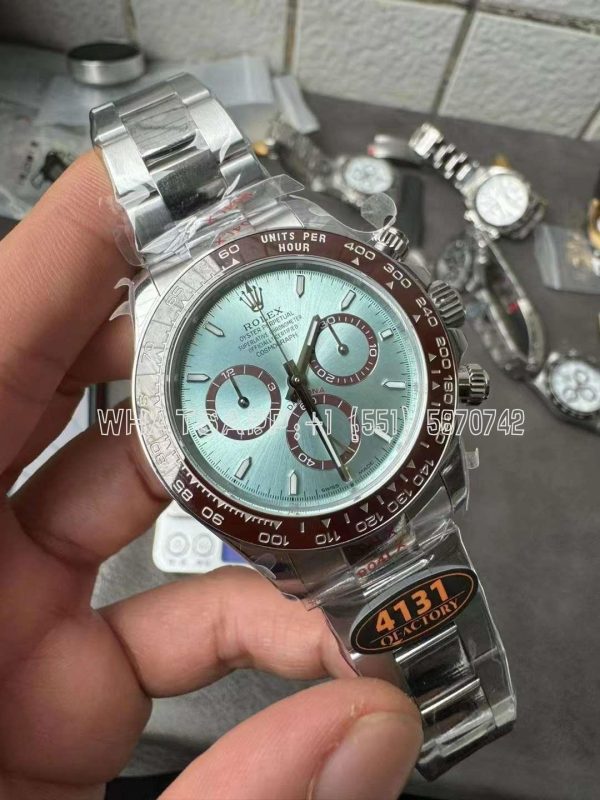 Rolex Daytona 126506 Ice Blue Dial on SS Bracelet Strap SH4131 QF Factory