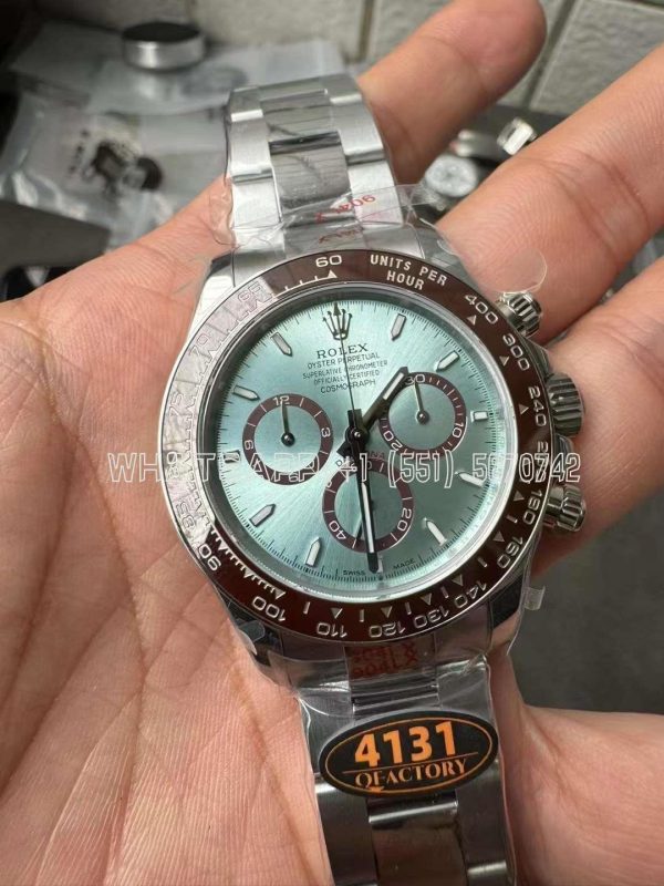 Rolex Daytona 126506 Ice Blue Dial on SS Bracelet Strap SH4131 QF Factory