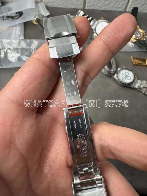 Rolex Daytona 126506 Ice Blue Dial on SS Bracelet Strap SH4131 QF Factory - Image 7