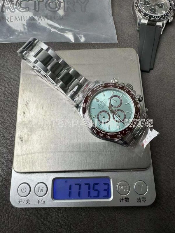 Rolex Daytona 126506 Ice Blue Dial on SS Bracelet Strap SH4131 QF Factory
