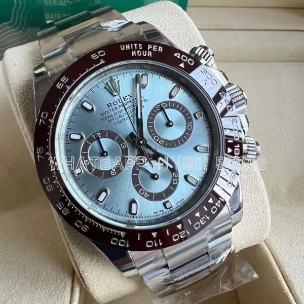 Rolex Daytona 126506 Ice Blue Dial on SS Bracelet Strap Swiss 4130 BT Factory