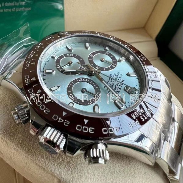 Rolex Daytona 126506 Ice Blue Dial on SS Bracelet Strap Swiss 4130 BT Factory
