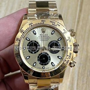 Rolex Daytona 126508 YG/Black Dial on YG Bracelet Swiss 4130 BT Factory