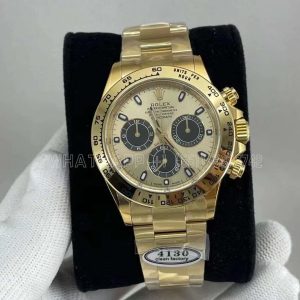Rolex Daytona 126508 YG/Black Dial on YG Bracelet Swiss 4130 Clean Factory