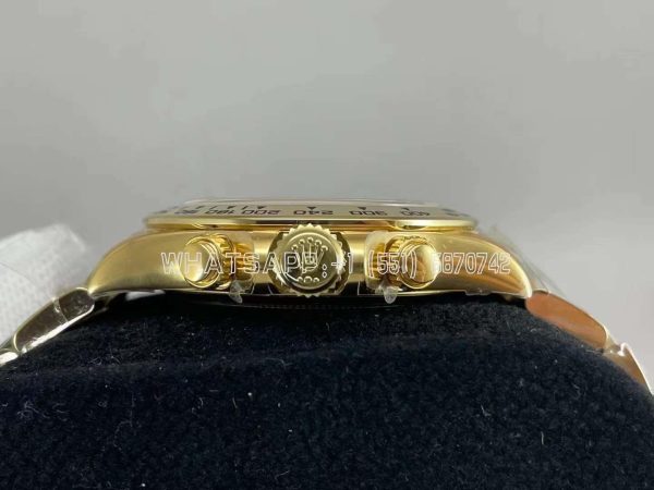 Rolex Daytona 126508 YG/Black Dial on YG Bracelet Swiss 4130 Clean Factory - Image 4