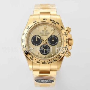 Rolex Daytona 126508 YG/Black Dial on YG Bracelet Swiss 4131 BT Factory