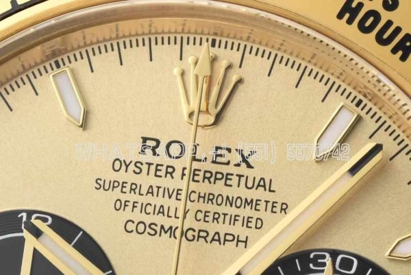 Rolex Daytona 126508 YG/Black Dial on YG Bracelet Swiss 4131 Clean Factory - Image 3