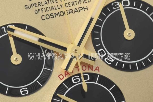 Rolex Daytona 126508 YG/Black Dial on YG Bracelet Swiss 4131 Clean Factory - Image 4