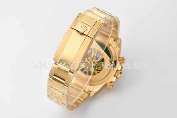 Rolex Daytona 126508 YG/Black Dial on YG Bracelet Swiss 4131 Clean Factory - Image 6