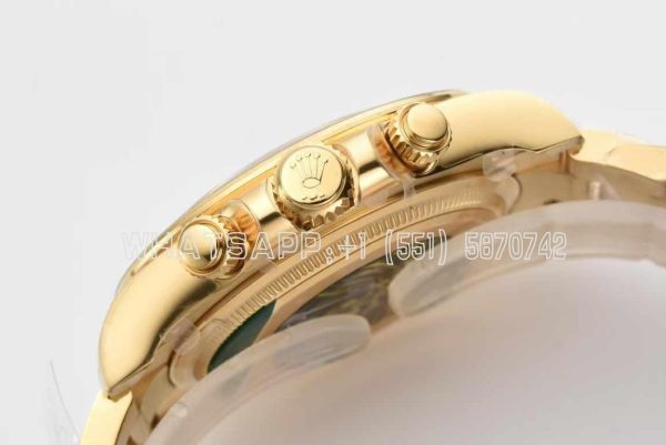 Rolex Daytona 126508 YG/Black Dial on YG Bracelet Swiss 4131 Clean Factory - Image 7