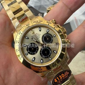 Rolex Daytona 126508 YG Clean YG/Black Dial on YG Bracelet Super 4130 QF Factory