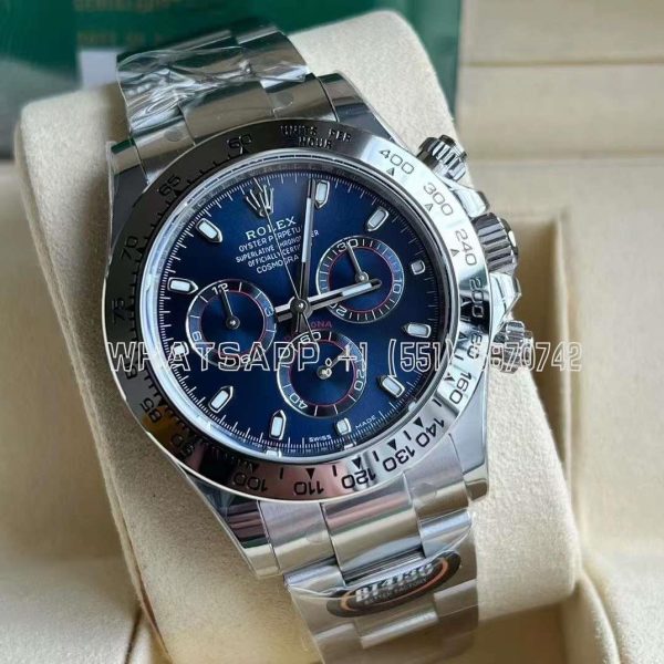 Rolex Daytona 126509 Blue Dial Stick Markers On Oyster Bracelet Swiss 4130 BT Factory