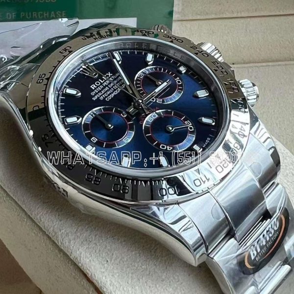 Rolex Daytona 126509 Blue Dial Stick Markers On Oyster Bracelet Swiss 4130 BT Factory