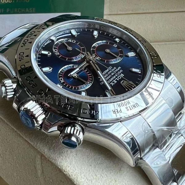 Rolex Daytona 126509 Blue Dial Stick Markers On Oyster Bracelet Swiss 4130 BT Factory