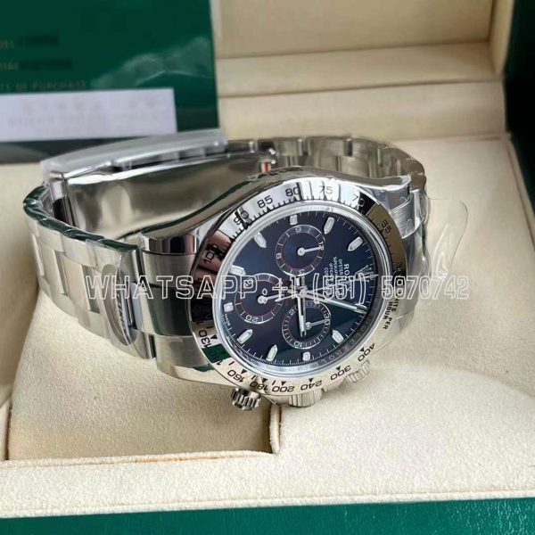 Rolex Daytona 126509 Blue Dial Stick Markers On Oyster Bracelet Swiss 4130 BT Factory