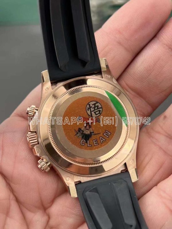 Rolex Daytona 126515 RG/Black Dial on Oysterflex Strap Swiss 4130 Clean Factory - Image 5