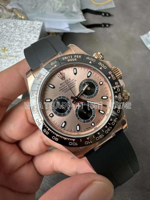 Rolex Daytona 126515 RG Dial on Oysterflex Strap QF Factory