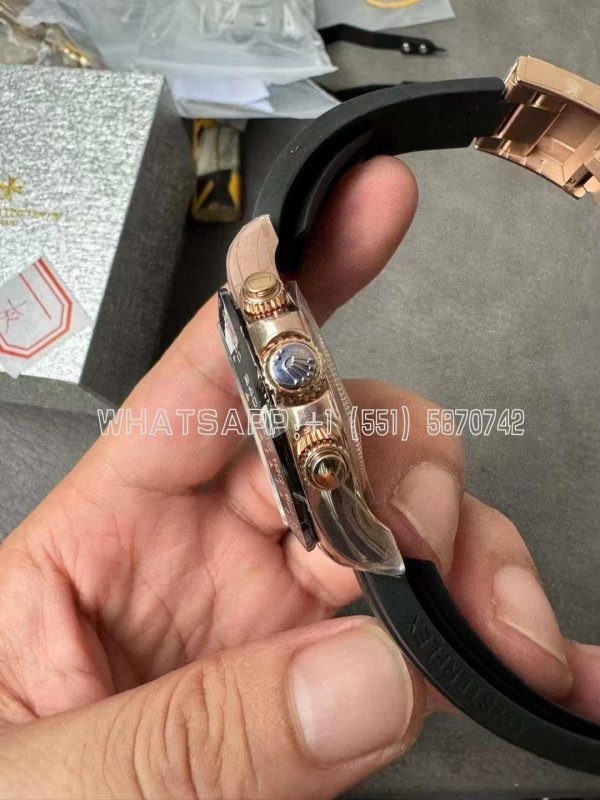 Rolex Daytona 126515 RG Dial on Oysterflex Strap QF Factory - Image 4
