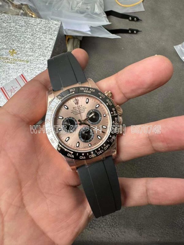 Rolex Daytona 126515 RG Dial on Oysterflex Strap QF Factory