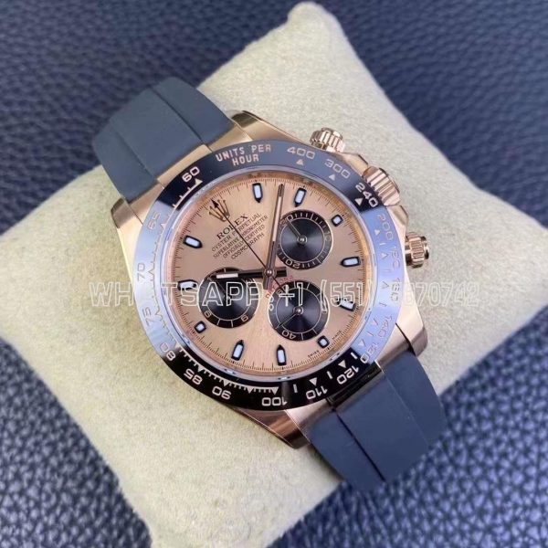 Rolex Daytona 126515 RG Dial on Oysterflex Strap Swiss 4130 Clean Factory