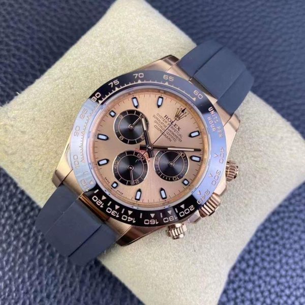 Rolex Daytona 126515 RG Dial on Oysterflex Strap Swiss 4130 Clean Factory