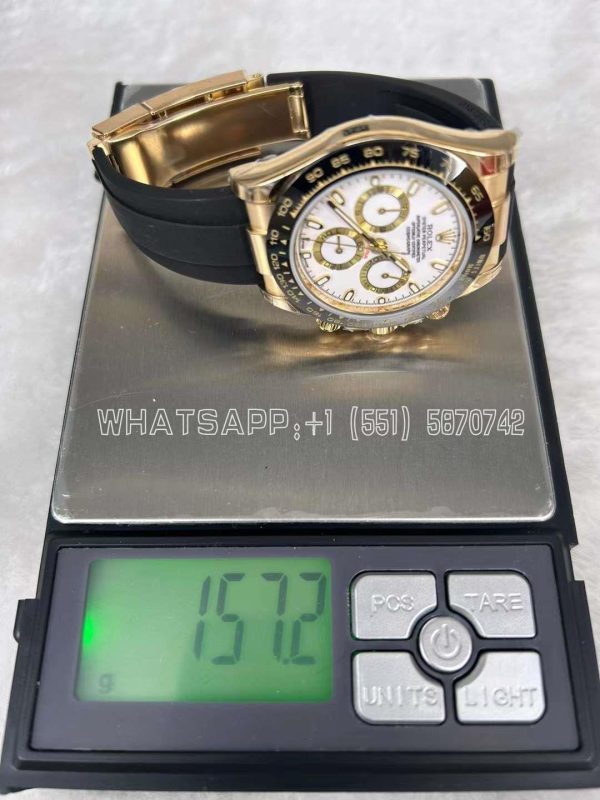 Rolex Daytona 126518 White Dial on Oysterflex Strap