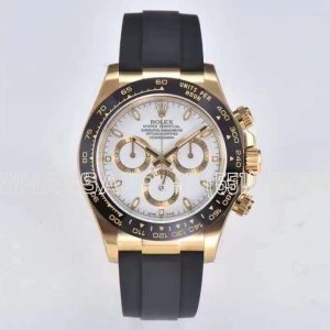 Rolex Daytona 126518 White Dial on Oysterflex Strap Clean Factory
