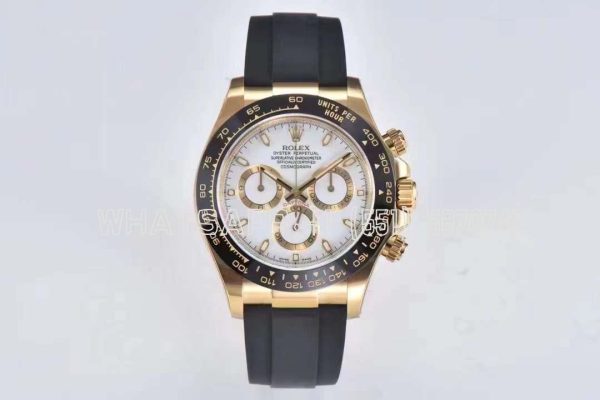 Rolex Daytona 126518 White Dial on Oysterflex Strap Clean Factory
