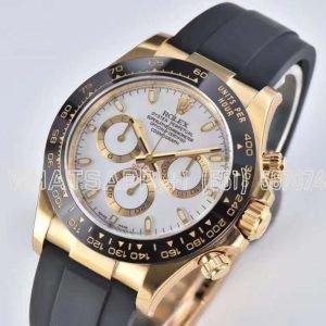 Rolex Daytona 126518 White Dial on Oysterflex Strap Clean Factory