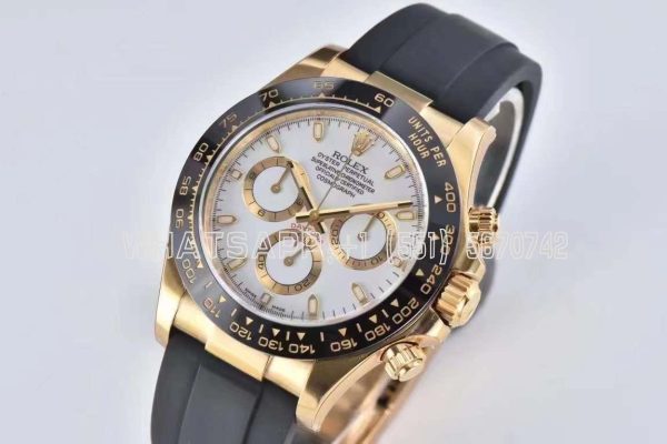 Rolex Daytona 126518 White Dial on Oysterflex Strap Clean Factory