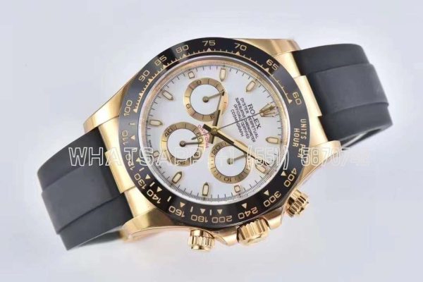 Rolex Daytona 126518 White Dial on Oysterflex Strap Clean Factory