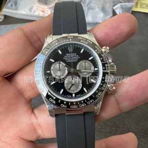 Rolex Daytona 126519 Black/Gray Dial on Oysterflex Strap 4131 QF Factory