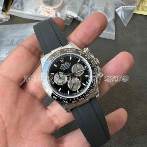 Rolex Daytona 126519 Black/Gray Dial on Oysterflex Strap 4131 QF Factory