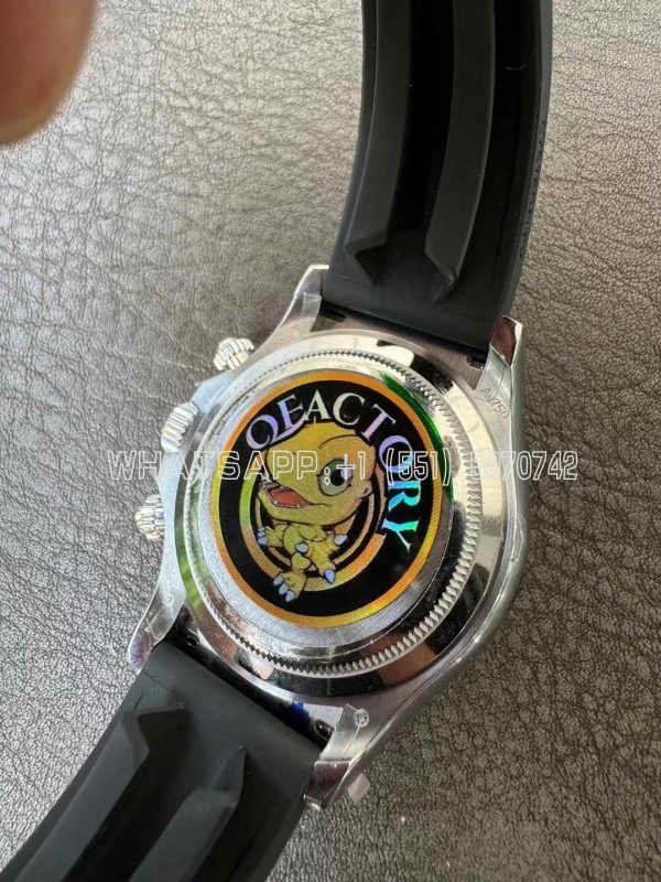 Rolex Daytona 126519 Black/Gray Dial on Oysterflex Strap 4131 QF Factory - Image 8
