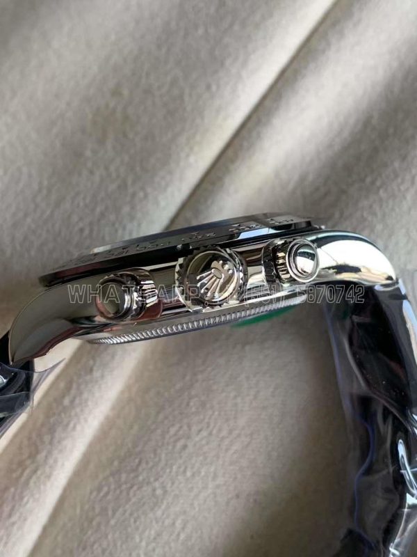 Rolex Daytona 126519LN-0006 40MM Counterweight White Gold Rubber Strap Black Eye Grey Dial Gold Factory - Image 5