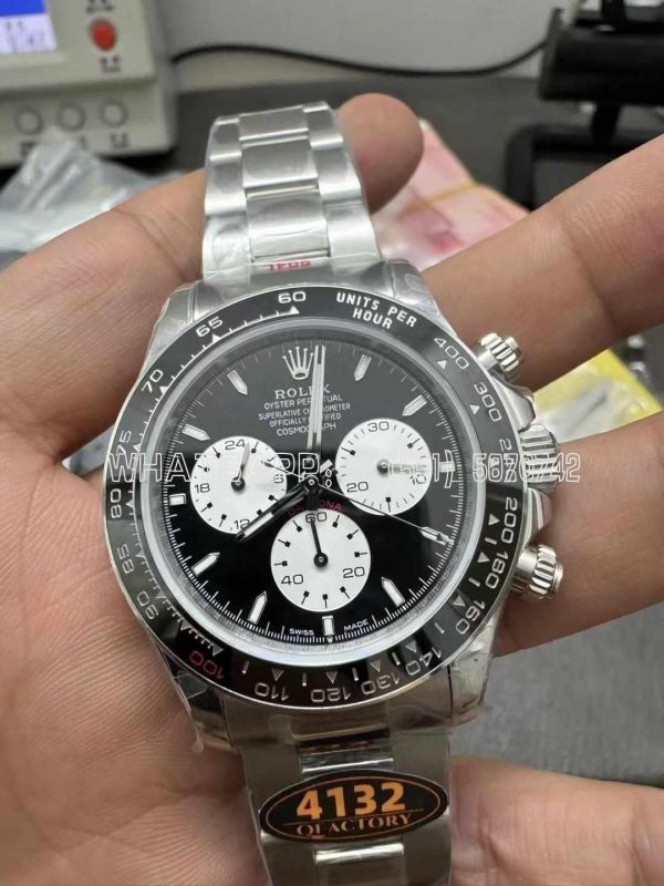 Rolex Daytona 126529 40mm Clean Le Mans SS Black Dial on SS Bracelet SH4132 QF Factory