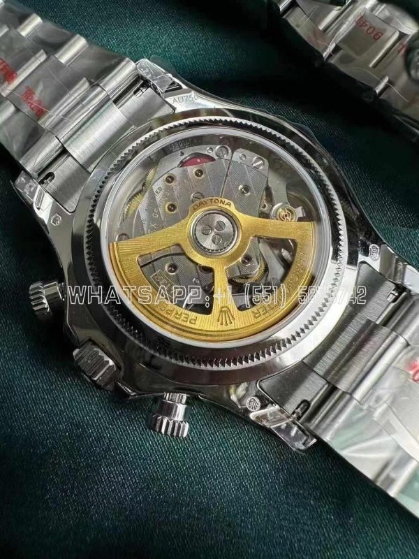 Rolex Daytona 126529 40mm Clean Le Mans SS Black Dial on SS Bracelet SH4132 QF Factory - Image 4