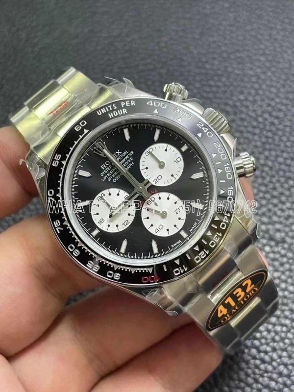 Rolex Daytona 126529 40mm Clean Le Mans SS Black Dial on SS Bracelet SH4132 QF Factory