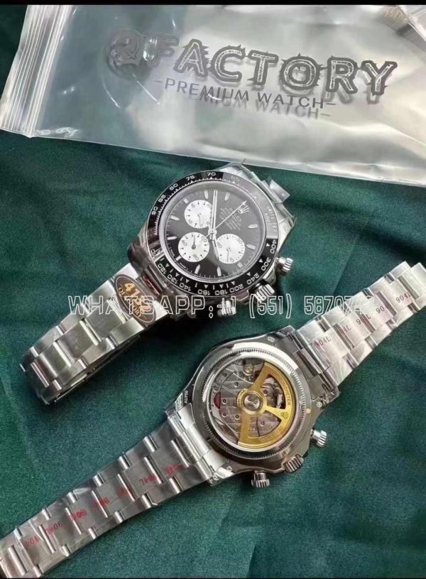 Rolex Daytona 126529 40mm Clean Le Mans SS Black Dial on SS Bracelet SH4132 QF Factory