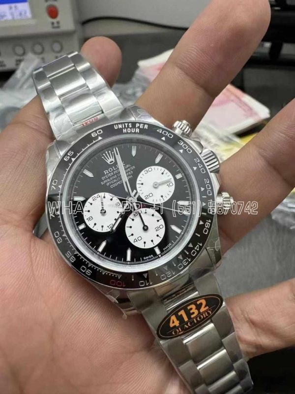 Rolex Daytona 126529 40mm Clean Le Mans SS Black Dial on SS Bracelet SH4132 QF Factory