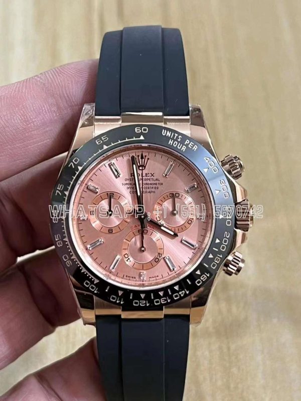 Rolex Daytona 18K Rose Gold Swiss 4130 BT Factory
