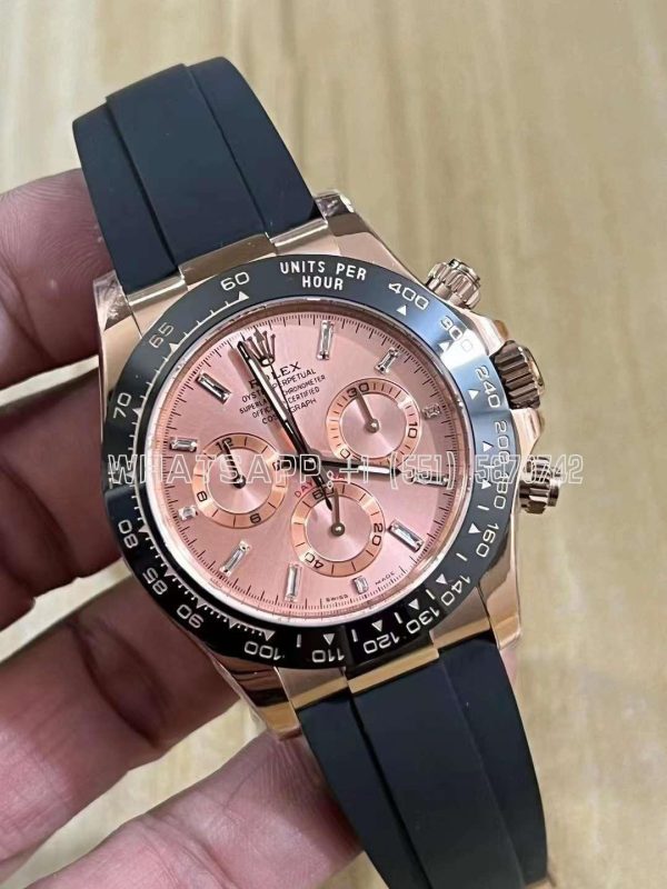 Rolex Daytona 18K Rose Gold Swiss 4130 BT Factory