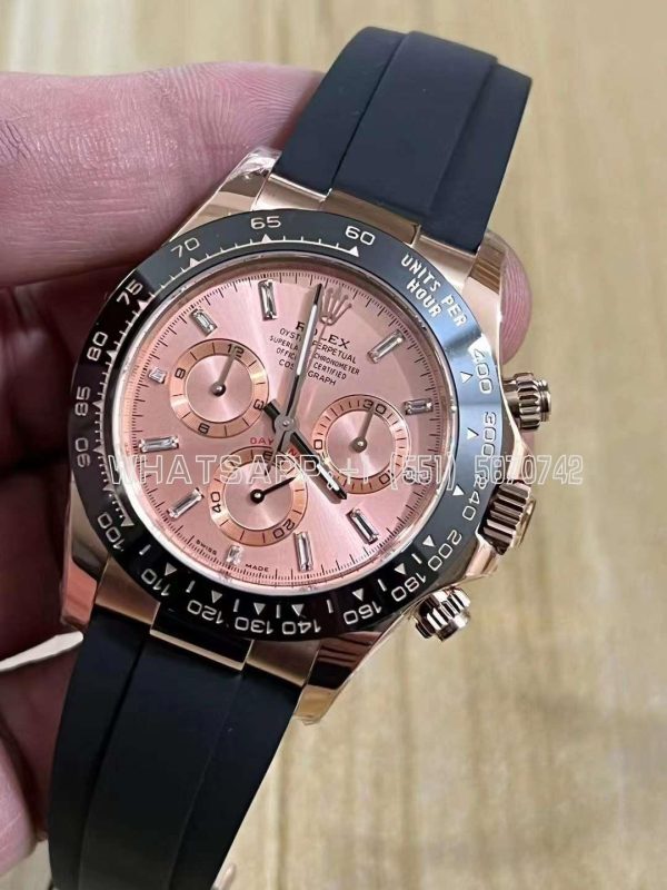 Rolex Daytona 18K Rose Gold Swiss 4130 BT Factory