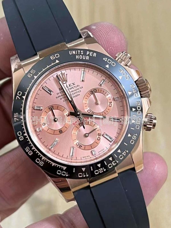 Rolex Daytona 18K Rose Gold Swiss 4130 BT Factory