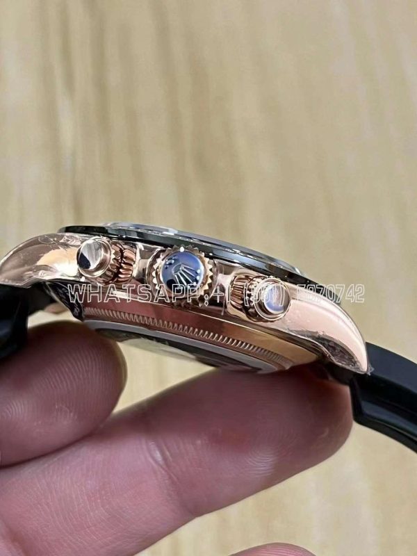 Rolex Daytona 18K Rose Gold Swiss 4130 BT Factory - Image 5