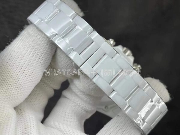 Rolex Daytona AET Remould Abu Dhabi White Ceramic Tiffany Dial Swiss 4130 NOOB Factory - Image 7