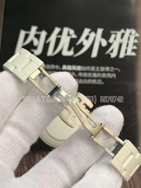 Rolex Daytona AET White Ceramic Case and Bracelet Tiffany Blue Dial Best Edition 4130 - Image 8
