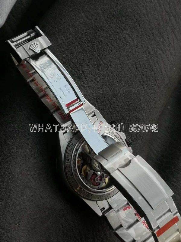 Rolex Daytona Artisans SS Best Edition Skeleton Dial Black Ceramic Bezel on SS Bracelet DD4802 - Image 4