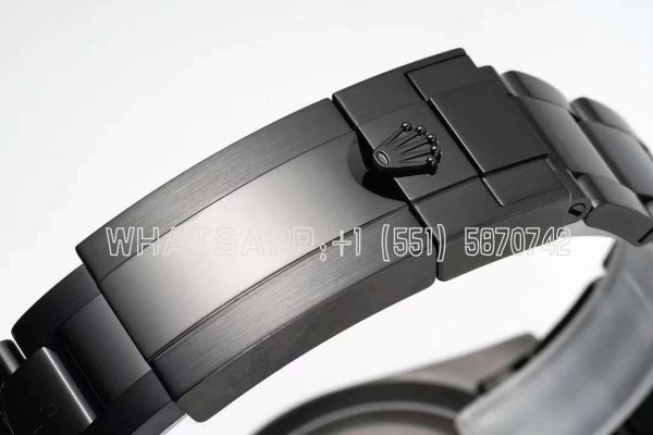 Rolex Daytona Blaken Rainbow DLC Black Dial Swiss 4130 NOOB Factory - Image 8