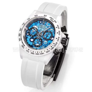 Rolex Daytona DIW Custom Flower Dial in Ceramic 4130